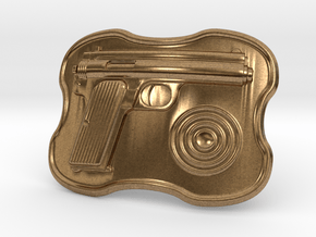 Frommer Stop 1912 Belt Buckle in Natural Brass
