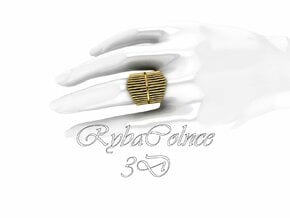 Ring The Design / size 10GK 5US ( 16.1 mm) in 14K Yellow Gold