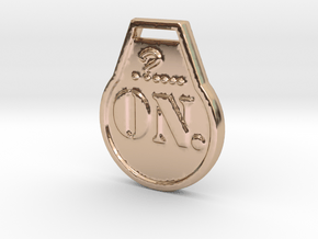 ON-3 in 14k Rose Gold Plated Brass