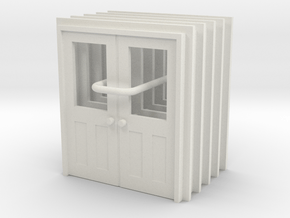 Door Type 11 - 810D X 2000 X 5 in White Natural Versatile Plastic: 1:43.5