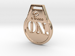 ON-4 in 14k Rose Gold Plated Brass