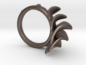 Duo-ring-enkel vanaf: in Polished Bronzed Silver Steel: 9 / 59
