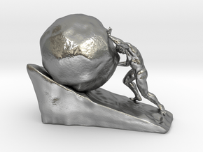Sysiphus in Natural Silver