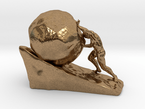 Sysiphus in Natural Brass