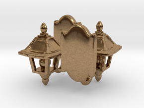 Lamp Sconce Studs in Natural Brass