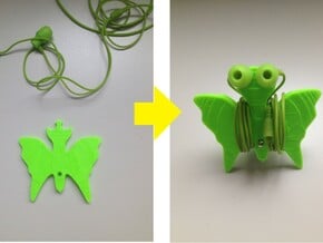 Chacra 1 Clip Diam 8,5 (classic) in Green Processed Versatile Plastic