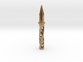 pen nib Spyra Gyra in Polished Brass