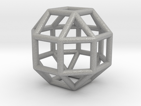 0274 Small Rhombicuboctahedron E (a=1cm) #001 in Aluminum