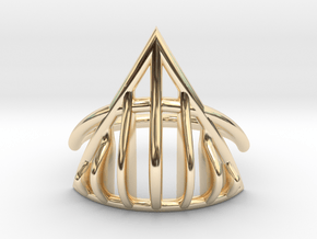 Ring The Mad Max / size 10GK 5US ( 16.1 mm) in 14k Gold Plated Brass