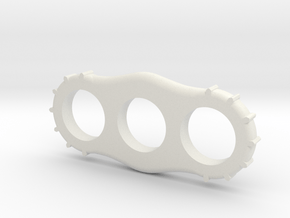 Gripper - Fidget Spinner in White Natural Versatile Plastic