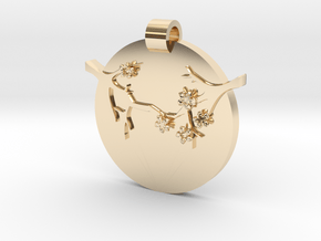 Blossom Pendant  in 14K Yellow Gold
