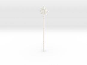 Magic wand of Trollan "star" in White Processed Versatile Plastic