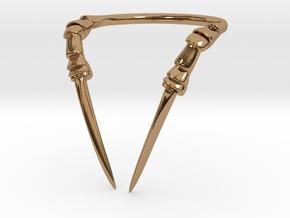 Talon Ring in Polished Brass: 6 / 51.5