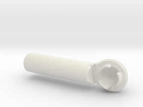 Link-Rod-08-V2 in White Natural Versatile Plastic