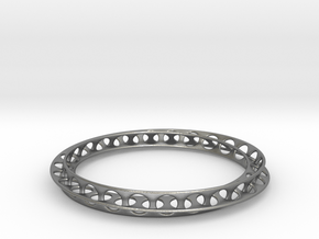 Mobius Bracelet in Natural Silver