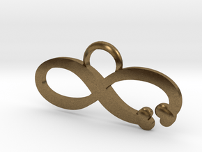 Love is Infinite in Natural Bronze: Large