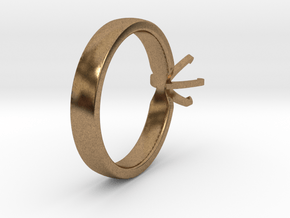 Proto Ring in Natural Brass