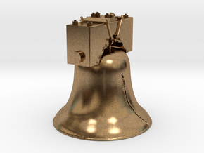 The Liberty Bell in Natural Brass