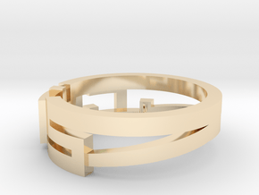 CAAD RING in 14K Yellow Gold: Extra Small