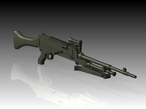 M240 General Purpose machine gun 1/24 in Tan Fine Detail Plastic