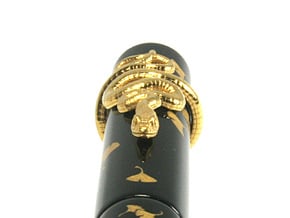 Snake Roll Stopper M 14 mm in 18k Gold Plated Brass