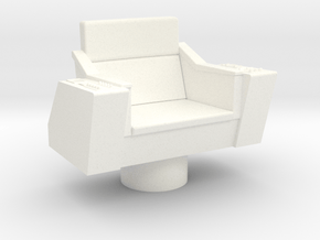Bridge - Captain's Chair 06 in White Processed Versatile Plastic
