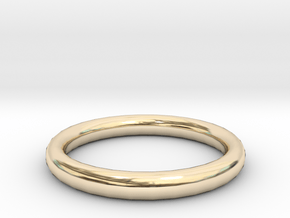 Wedding Ring in 14k Gold Plated Brass
