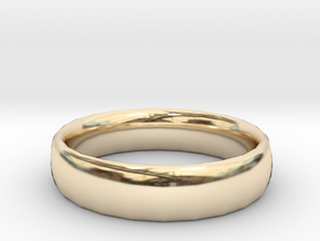 Ring in 14k Gold Plated Brass