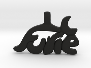 Furie Witch Logo in Black Natural Versatile Plastic