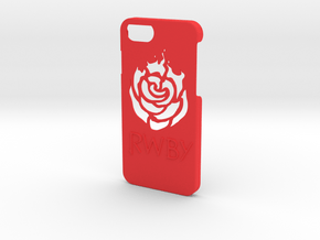 Iphone 7 RWBY Case in Red Processed Versatile Plastic