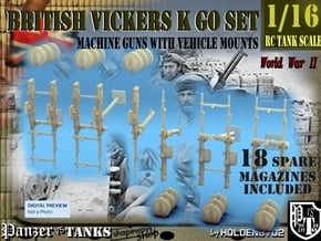 1-16 Vickers K GO TWO SETS in Tan Fine Detail Plastic
