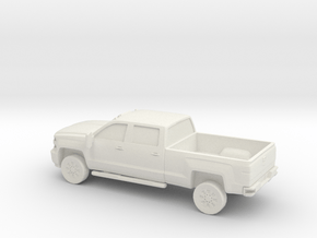 1/87 2015 Chevrolet Silverado in White Natural Versatile Plastic
