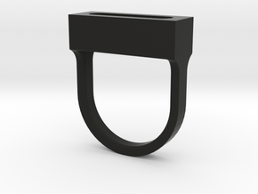 MetaRing - Dreamer Dia 19mm - Ring Body Only in Black Natural Versatile Plastic
