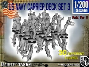 1-200 US Navy Carrier Deck Set 3 in Smoothest Fine Detail Plastic