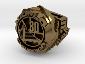 Curry championship Ring in Polished Bronze