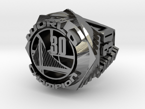 Curry championship Ring in Polished Silver