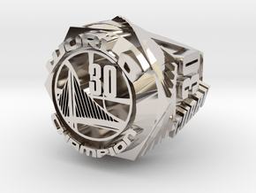 Curry championship Ring in Platinum