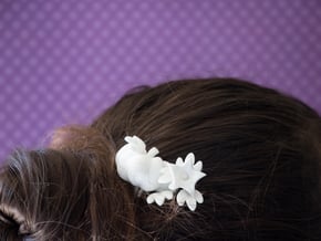 Fairytale Pumpkin Hair Comb in White Processed Versatile Plastic