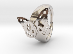 The Custom Ring in Rhodium Plated Brass