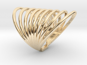MAGNETIC FIELD RING Size 7 in 14K Yellow Gold