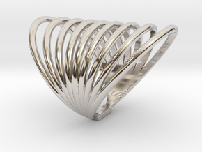 MAGNETIC FIELD RING Size 7 in Platinum