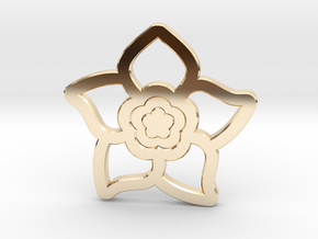 Forget-Me-Not in 14k Gold Plated Brass