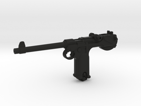 Borchardt Gun Paperweight in Black Natural Versatile Plastic