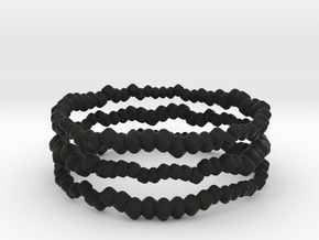 Bracelets Nigella Freia in Black Natural Versatile Plastic: Medium