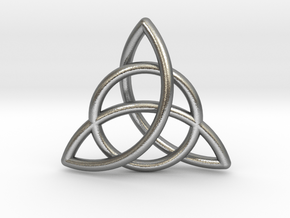Trinity Pendant in Natural Silver