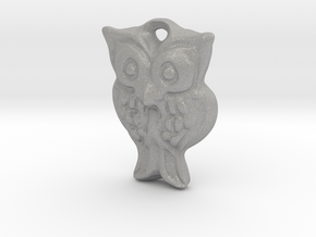 Owl pendant in Aluminum