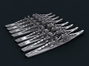 1/4800 USN Atlanta Class CLs in Smooth Fine Detail Plastic