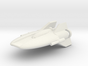 A-Wing Mod in White Natural Versatile Plastic
