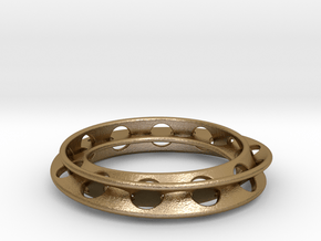 Moebius Rounded 12,5 in Polished Gold Steel