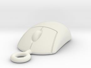 Mouse 1505161043 in White Natural Versatile Plastic